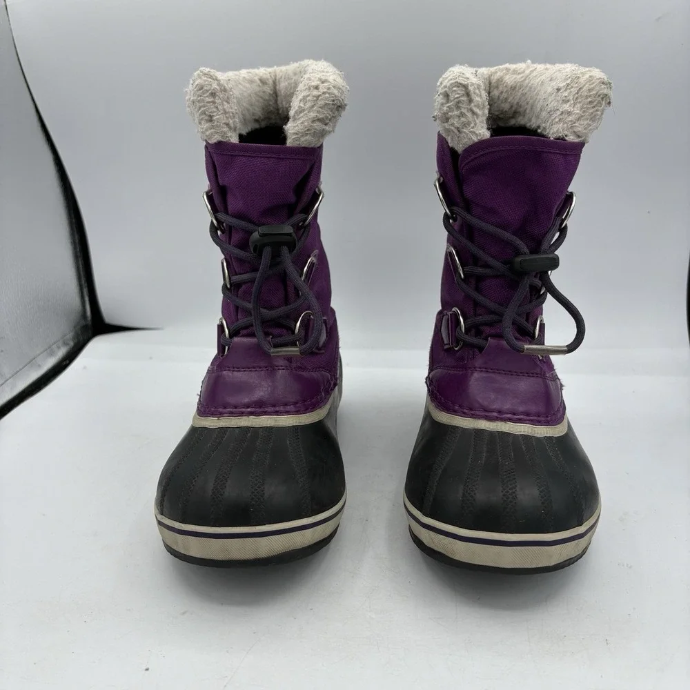Sorel Boots‎ Youth Girls Size 3 Yoot Pac Insulated Winter Snow Purple Kid Child